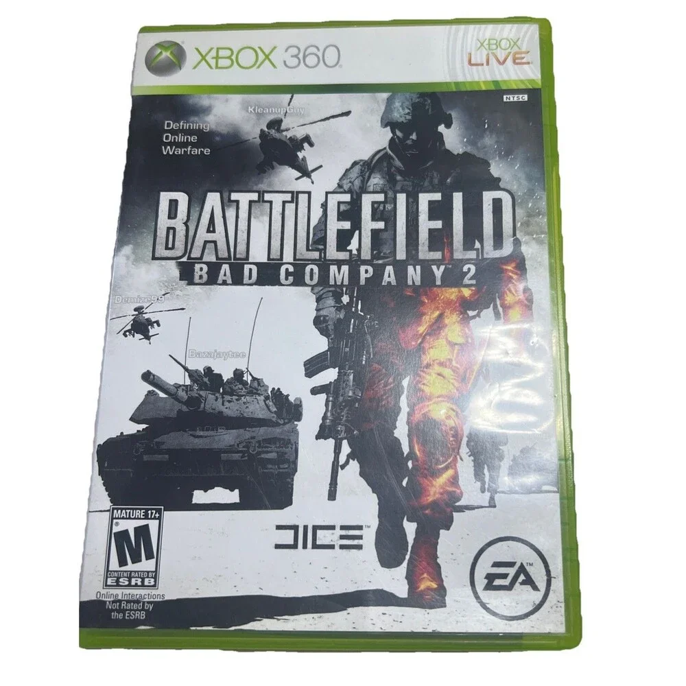 Battlefield Bad Company 2 Platinum‎ Hits - Microsoft Xbox 360 Pristine Authentic